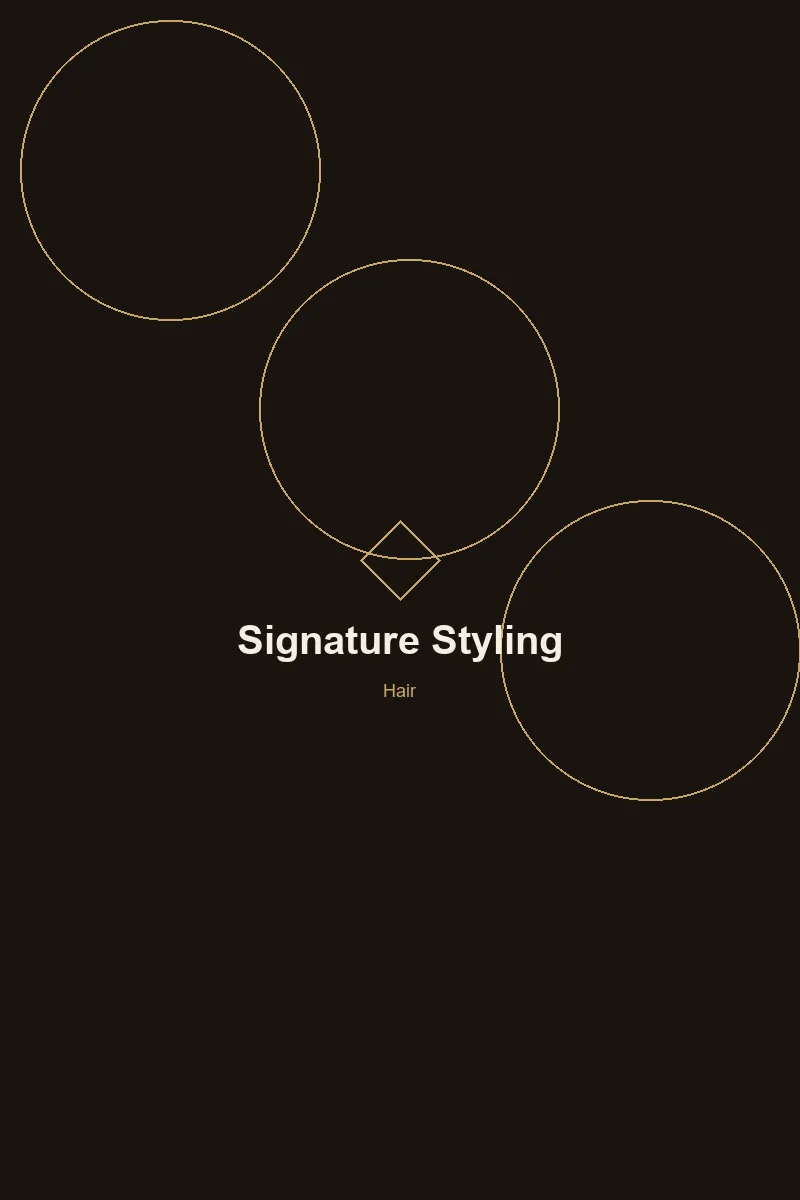 Signature salon moment